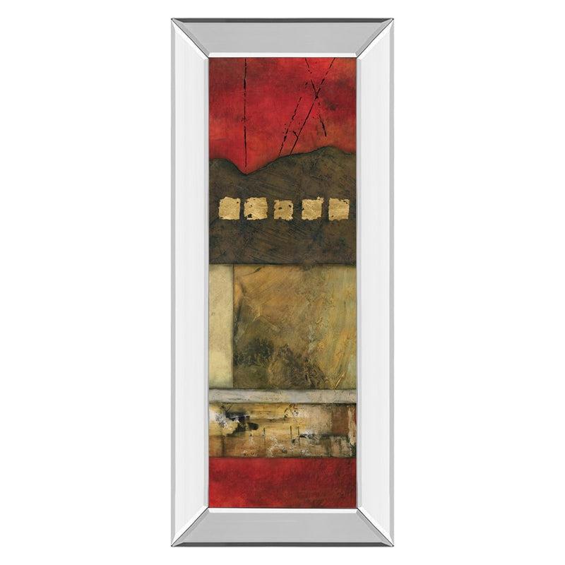 Classy Living Tupelo Honey I Wall Art 18"x42", Mirrored Frame