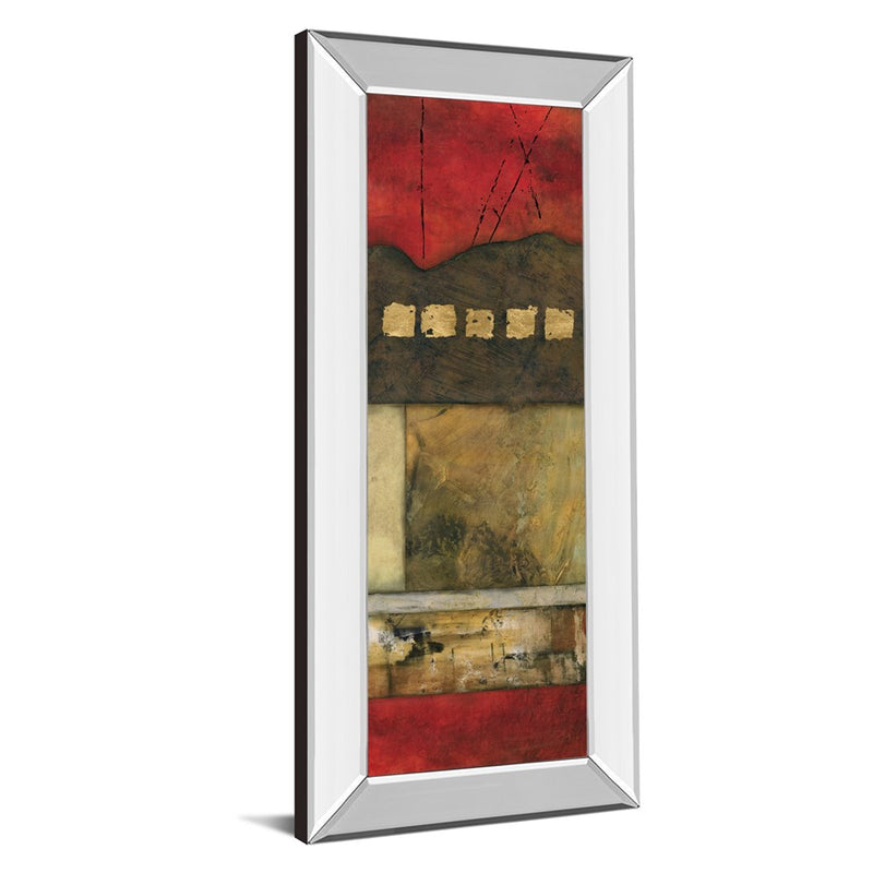 Classy Living Tupelo Honey I Wall Art 18"x42", Mirrored Frame