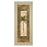 Classy Living Scroll Palm II Wall Art 18"x42", Ivory Bliss Frame