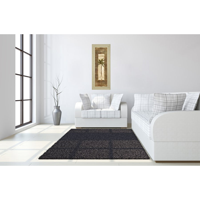 Classy Living Scroll Palm II Wall Art 18"x42", Ivory Bliss Frame