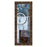 Classy Living Cool Dance I Wall Art 18"x42", Dark Chocolate Frame