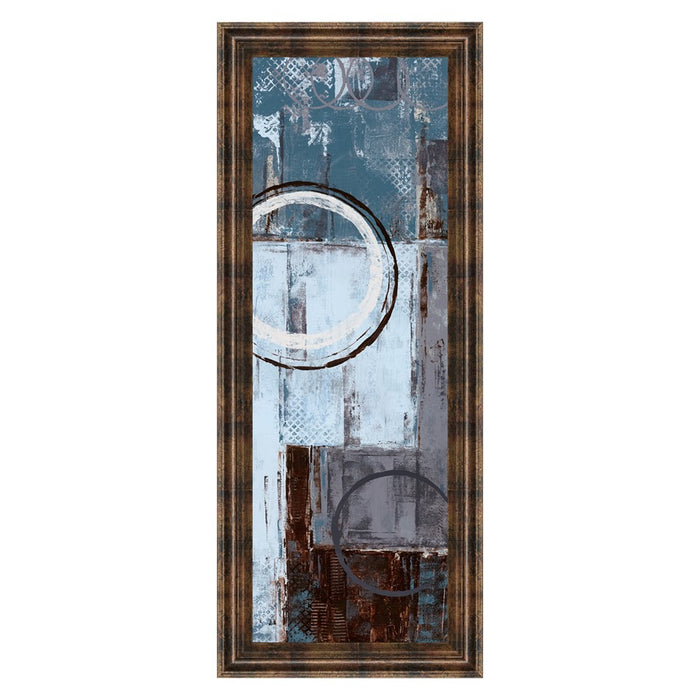 Classy Living Cool Dance I Wall Art 18"x42", Dark Chocolate Frame