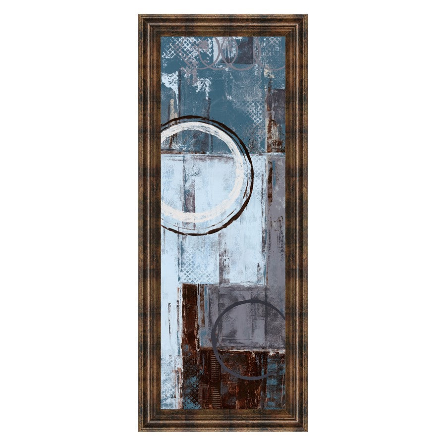 Classy Living Cool Dance I Wall Art 18"x42", Dark Chocolate Frame