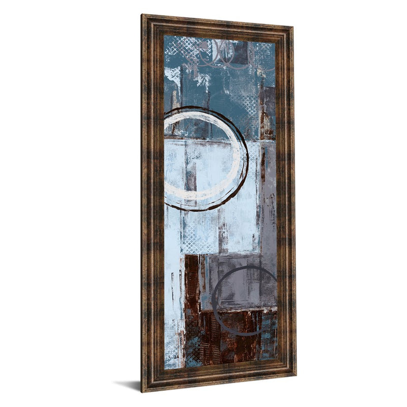 Classy Living Cool Dance I Wall Art 18"x42", Dark Chocolate Frame