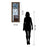 Classy Living Cool Dance I Wall Art 18"x42", Dark Chocolate Frame