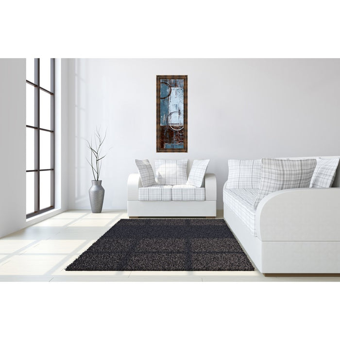 Classy Living Cool Dance II Wall Art 18"x42", Dark Chocolate Frame