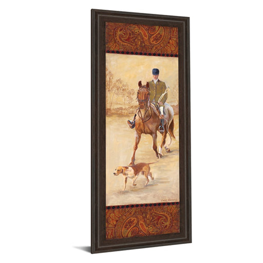 Classy Living Hunting Elegance Wall Art 18"x42", Cinnamon Mocha Frame
