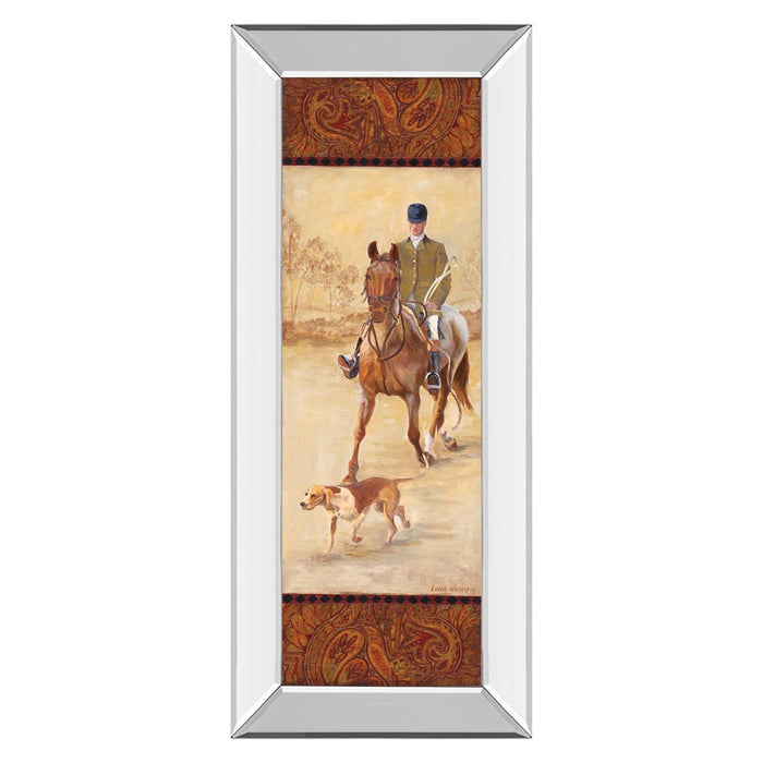 Classy Living Hunting Elegance Wall Art 18"x42", Mirrored Frame