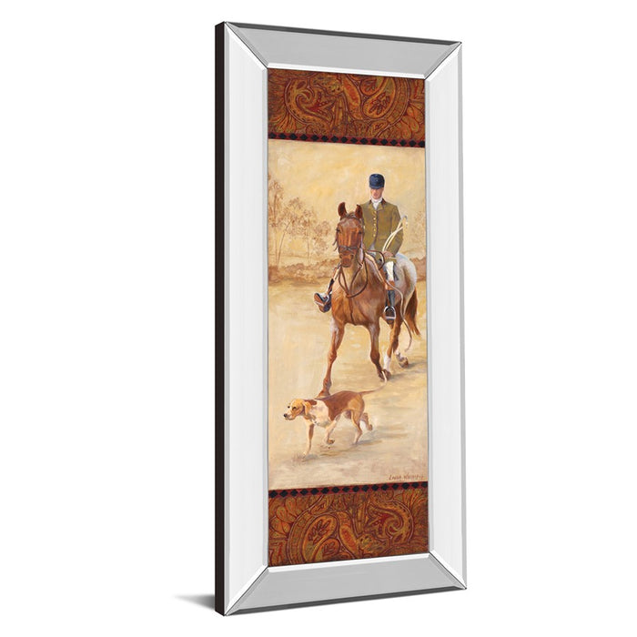 Classy Living Hunting Elegance Wall Art 18"x42", Mirrored Frame