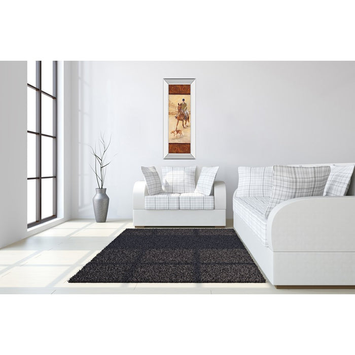 Classy Living Hunting Elegance Wall Art 18"x42", Mirrored Frame