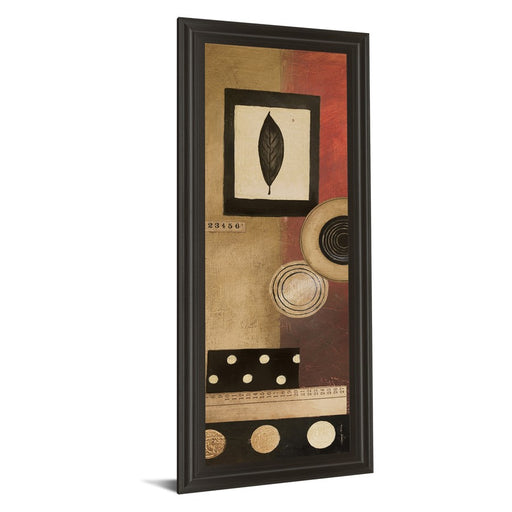 Classy Living Radius Panel I Wall Art 18"x42", Dark Chocolate Frame