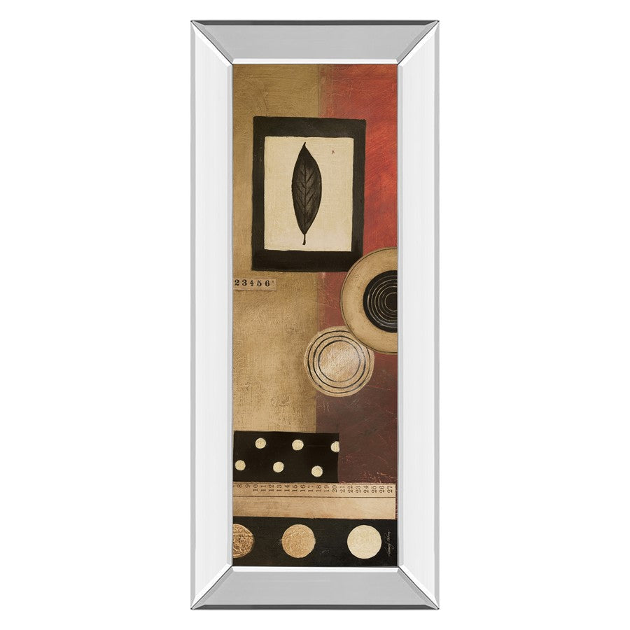 Classy Living Radius Panel I Wall Art 18"x42", Mirrored Frame