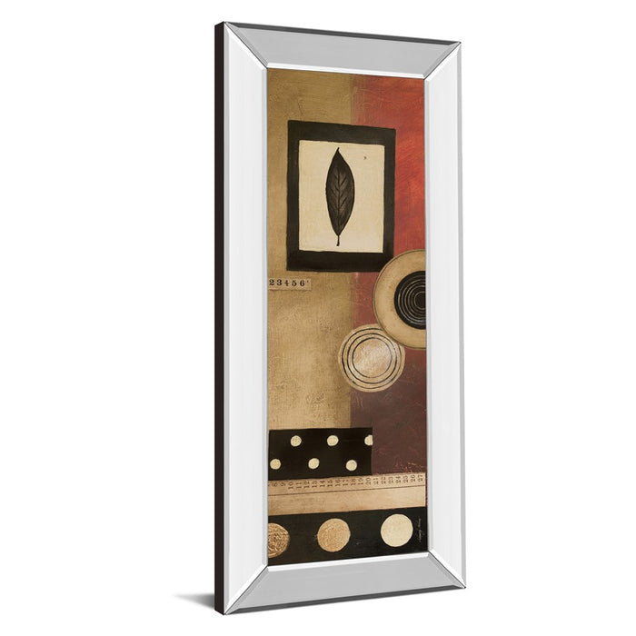 Classy Living Radius Panel I Wall Art 18"x42", Mirrored Frame