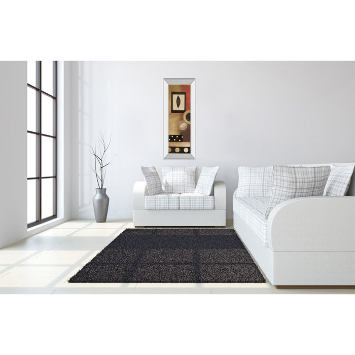 Classy Living Radius Panel I Wall Art 18"x42", Mirrored Frame