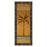 Classy Living Golden Palm I Wall Art 18"x42", Dark Chocolate Frame