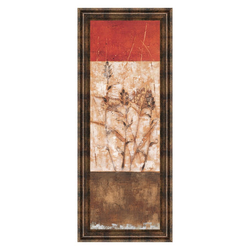 Classy Living Fresco I Wall Art 18"x42", Dark Chocolate Frame - 1234