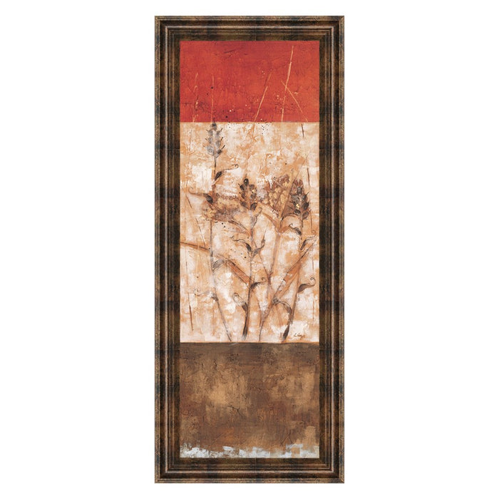 Classy Living Fresco I Wall Art 18"x42", Dark Chocolate Frame - 1234