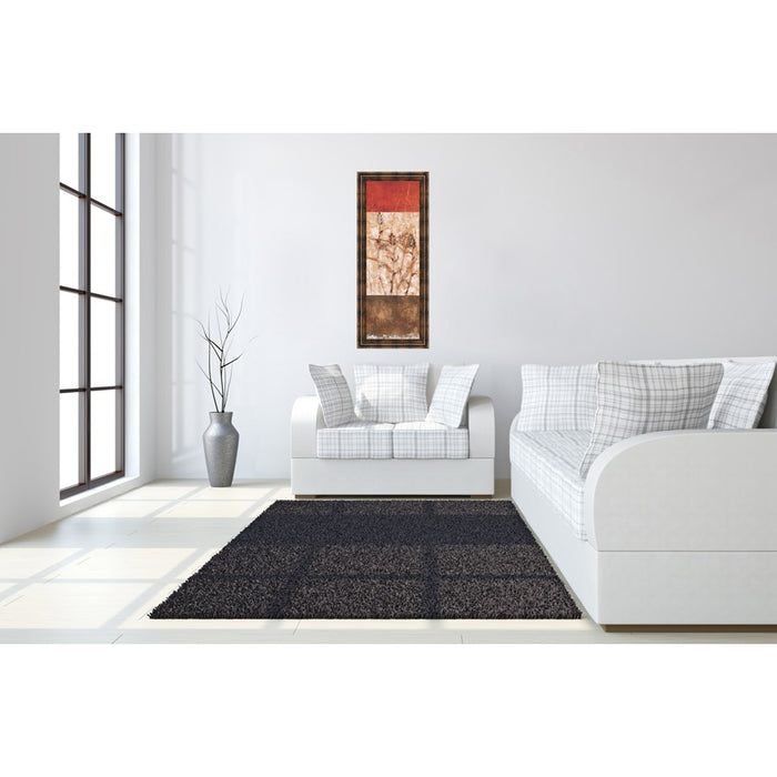 Classy Living Fresco I Wall Art 18"x42", Dark Chocolate Frame