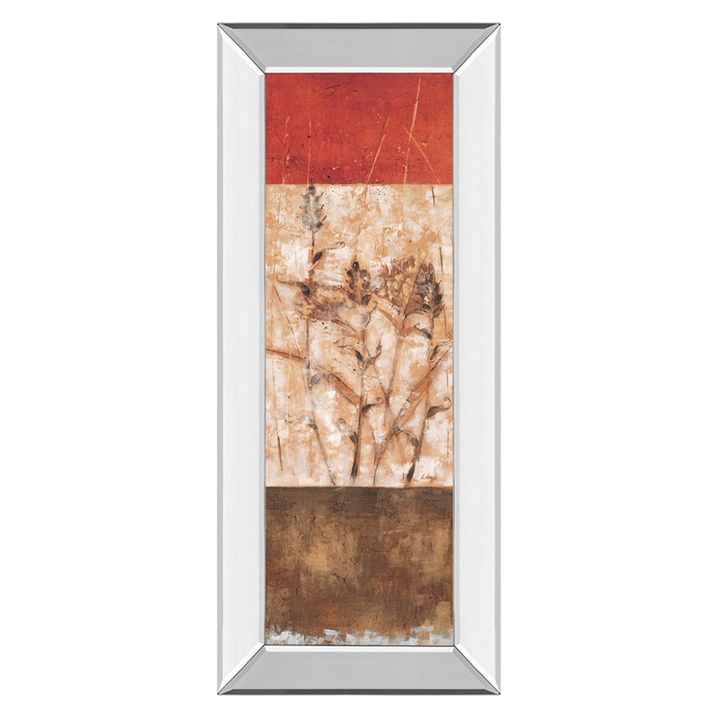 Classy Living Fresco I Wall Art 18"x42", Mirrored Frame
