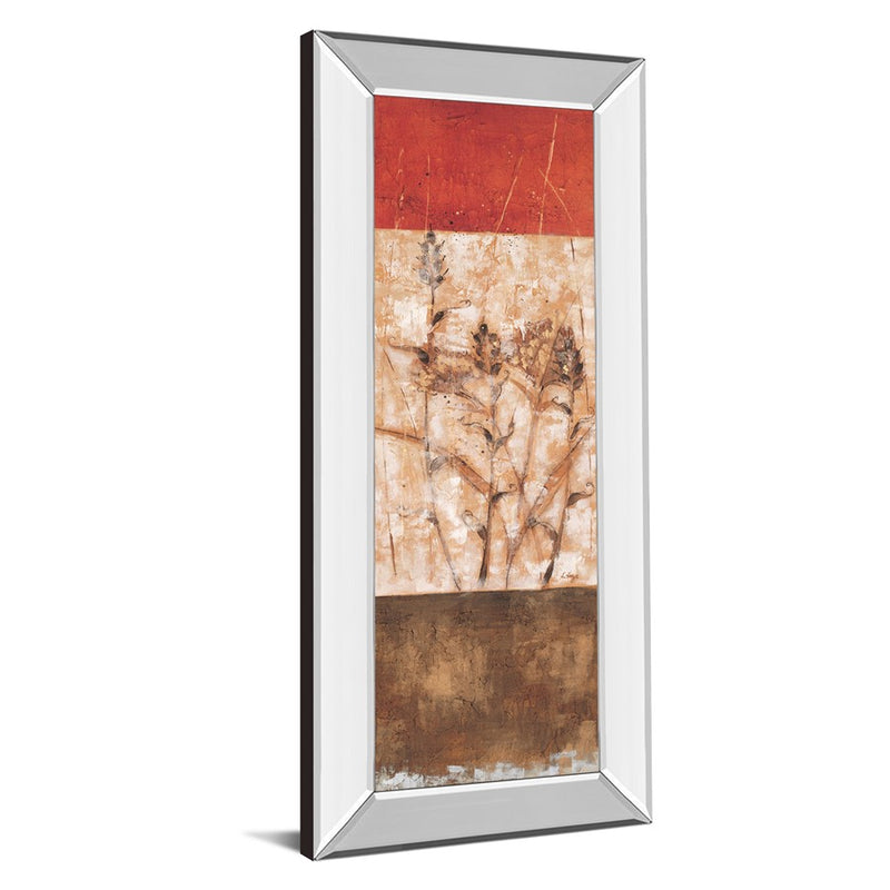Classy Living Fresco I Wall Art 18"x42", Mirrored Frame