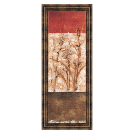 Classy Living Fresco II Wall Art 18"x42", Dark Chocolate Frame - 1235