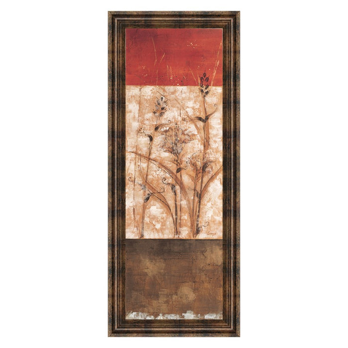 Classy Living Fresco II Wall Art 18"x42", Dark Chocolate Frame