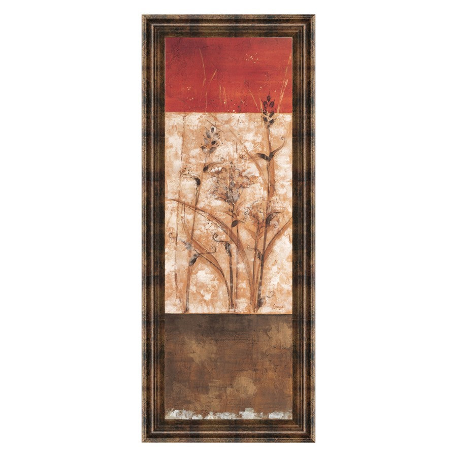 Classy Living Fresco II Wall Art 18"x42", Dark Chocolate Frame