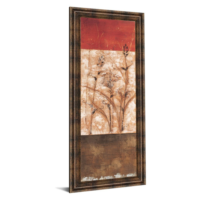 Classy Living Fresco II Wall Art 18"x42", Dark Chocolate Frame