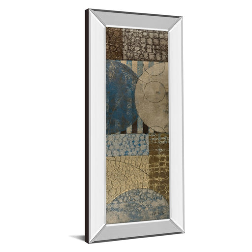 Classy Living Bubble Structure II Wall Art 18"x42", Mirrored Frame