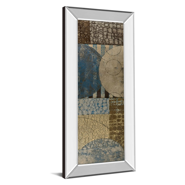 Classy Living Bubble Structure II Wall Art 18"x42", Mirrored Frame
