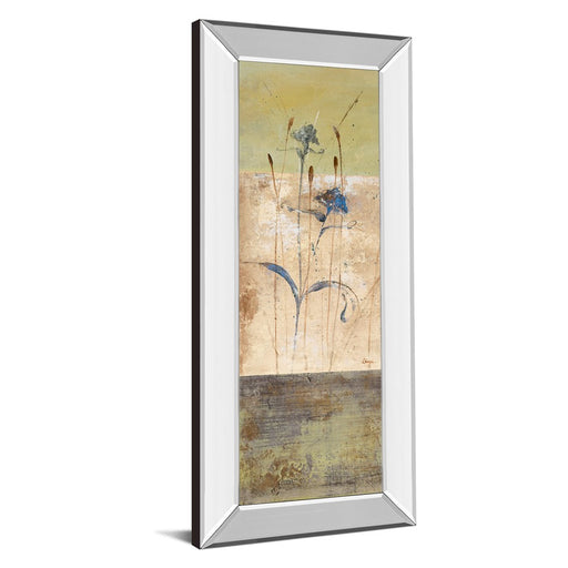 Classy Living Kimono Bloom Wall Art 18"x42", Mirrored Frame