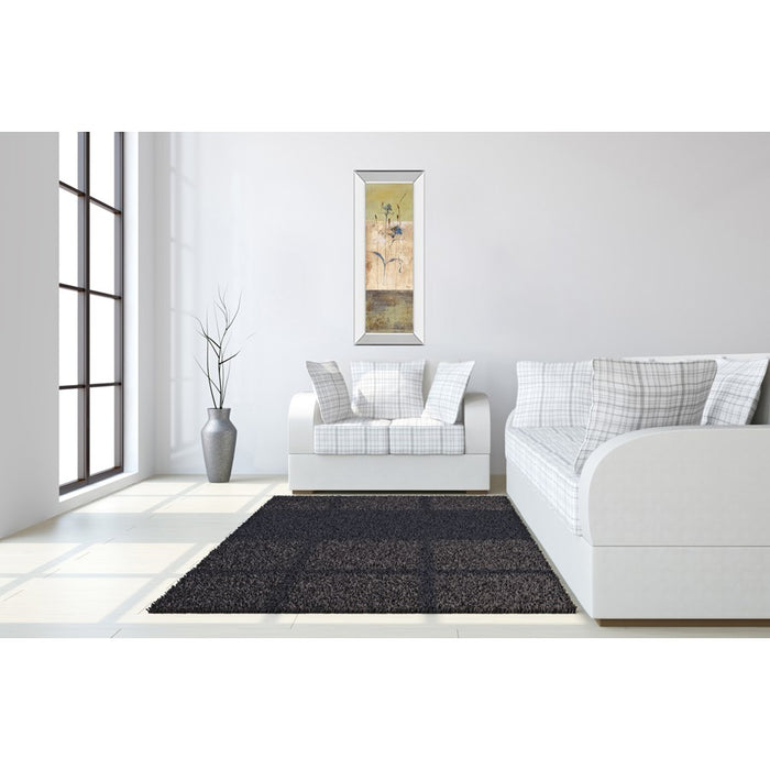 Classy Living Kimono Bloom Wall Art 18"x42", Mirrored Frame