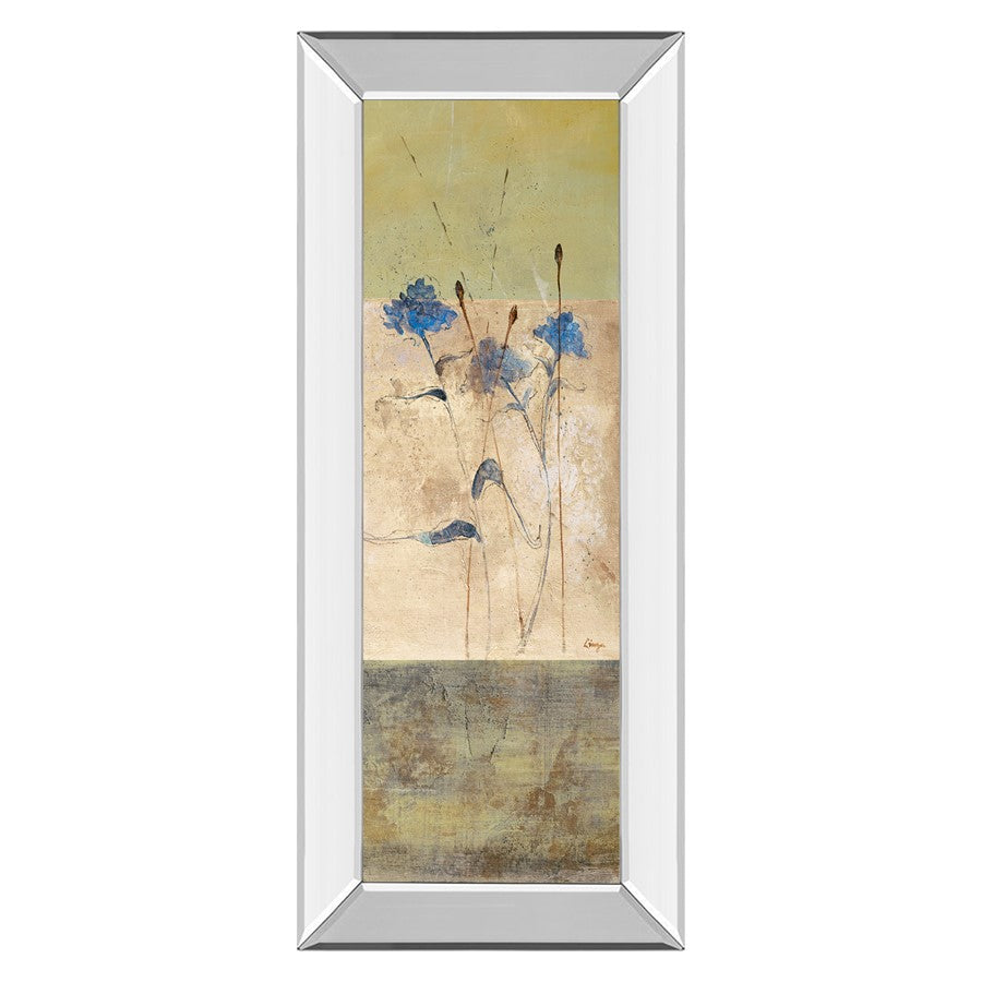 Classy Living Kimono II Wall Art 18"x42", Mirrored Frame