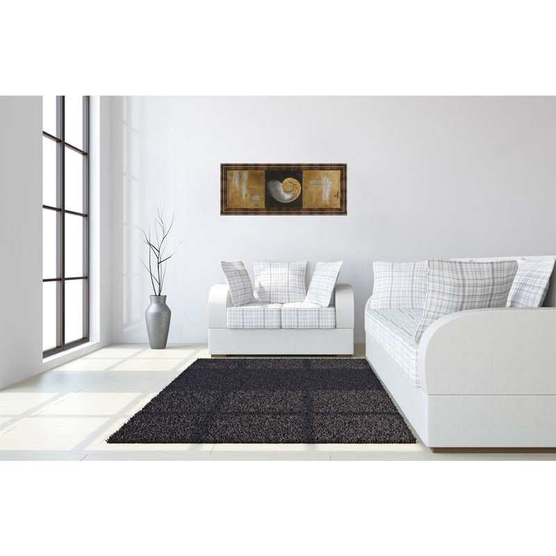 Classy Living Seashell Spiral Wall Art 42"x18", Dark Chocolate Frame