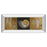 Classy Living Seashell Spiral Wall Art 42"x18", Mirrored Frame