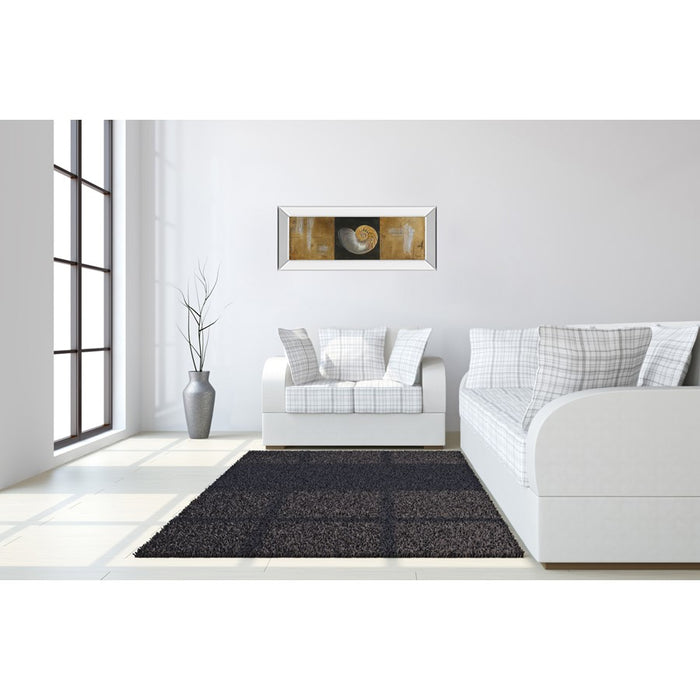 Classy Living Seashell Spiral Wall Art 42"x18", Mirrored Frame