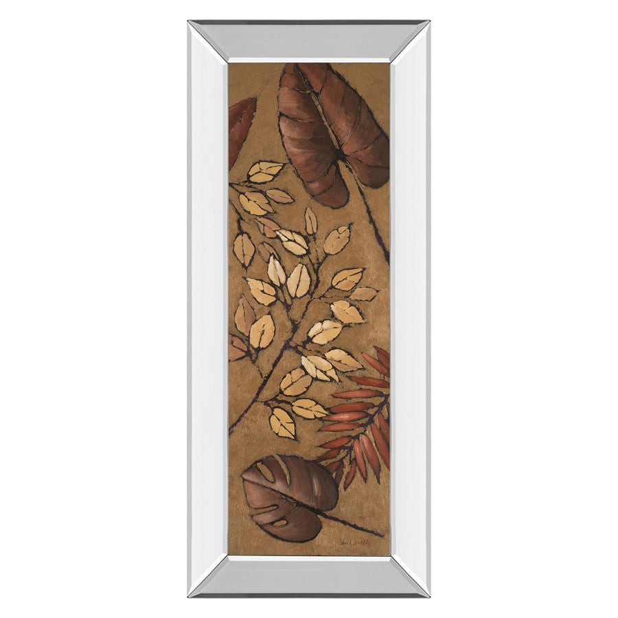 Classy Living Autumn Leaves Wall Art 18"x42", Mirrored Frame
