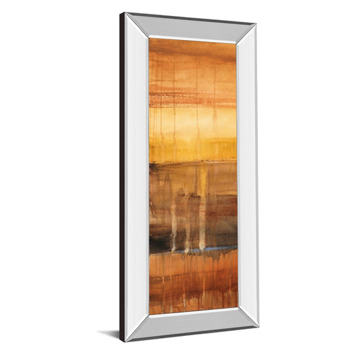 Classy Living Amber Horizons Wall Art 18"x42", Mirrored Frame