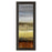 Classy Living Summer Rain Wall Art 18"x42", Dark Chocolate Frame