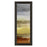 Classy Living Summer Rain I Wall Art 18"x42", Dark Chocolate Frame