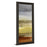 Classy Living Summer Rain I Wall Art 18"x42", Dark Chocolate Frame
