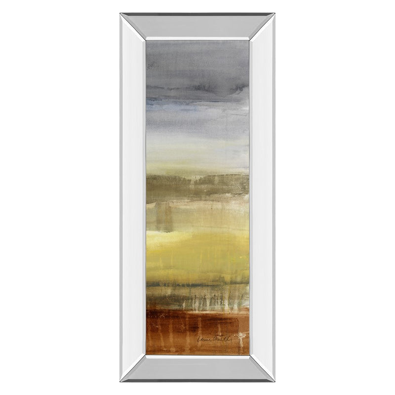 Classy Living Summer Rain I Wall Art 18"x42", Mirrored Frame