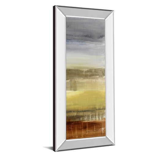 Classy Living Summer Rain I Wall Art 18"x42", Mirrored Frame