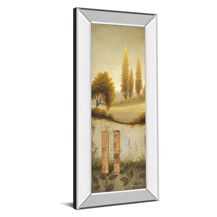 Classy Living Golden Serenity Wall Art 18"x42", Mirrored Frame