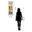 Classy Living Golden Serenity Wall Art 18"x42", Mirrored Frame