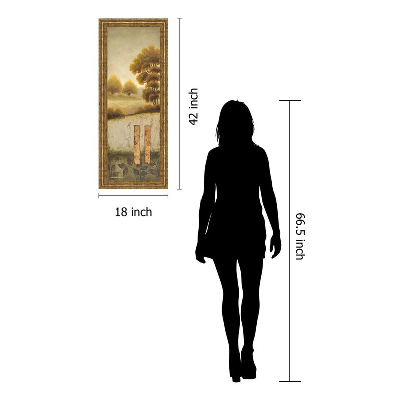 Classy Living Beyond The Forest Wall Art 18"x42", GiIded Radiance Frame