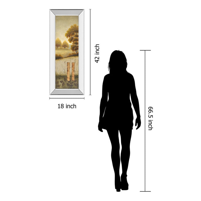 Classy Living Beyond The Forest Wall Art 18"x42", Mirrored Frame