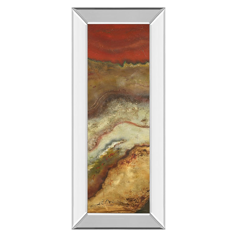 Classy Living Tierra Panel II Wall Art 18"x42", Mirrored Frame