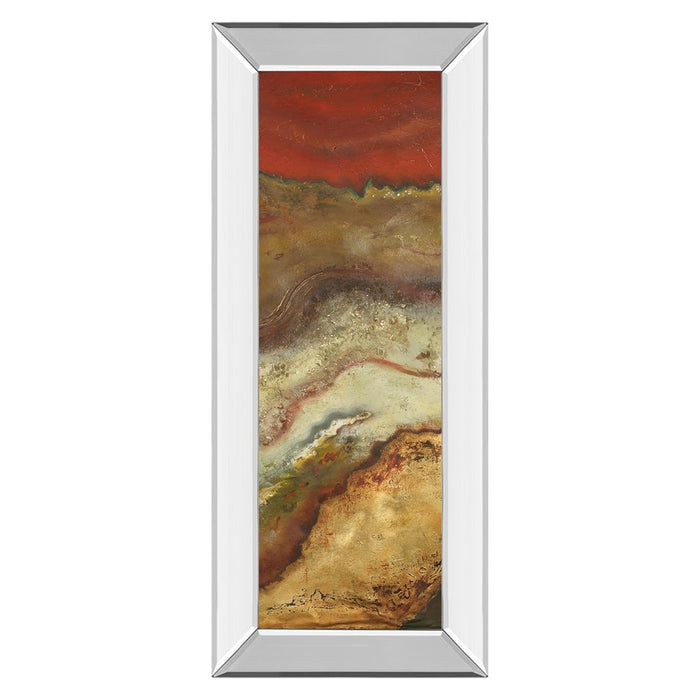 Classy Living Tierra Panel II Wall Art 18"x42", Mirrored Frame