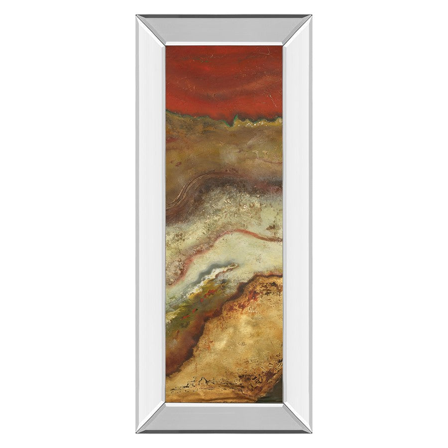 Classy Living Tierra Panel II Wall Art 18"x42", Mirrored Frame